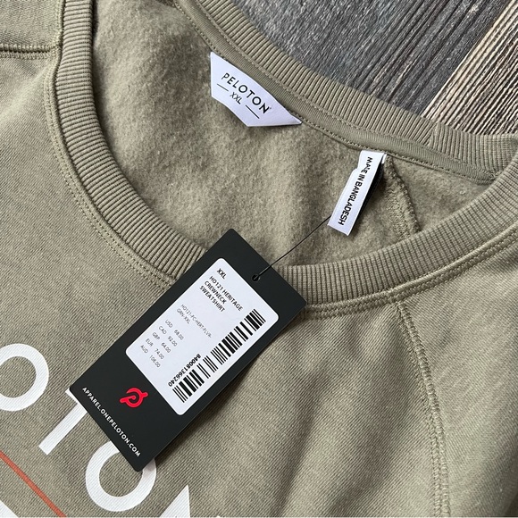 NWT Peloton Crewneck Sweatshirt Size XXL - Picture 4 of 5